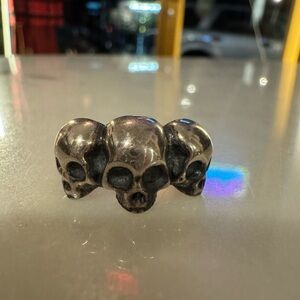 King Baby Studio Silver Skull Ring